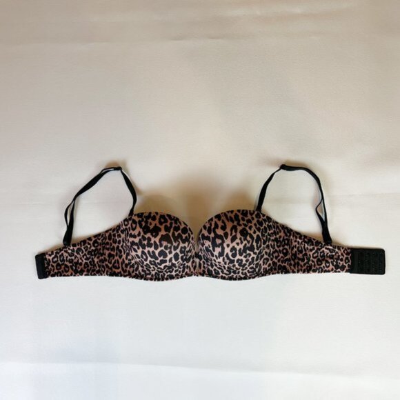 NWOT Victoria's Secret Bombshell Bra 32D Multi-way/Multioption Leopard B1556 - Picture 2 of 6